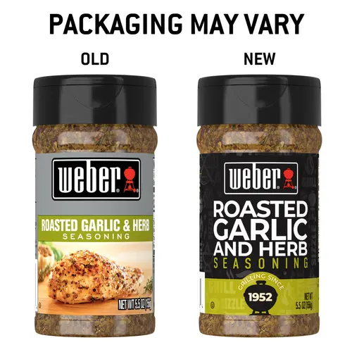 Weber Roasted Garlic & Herb Seasoning, 5.5 oz thumbnail 2