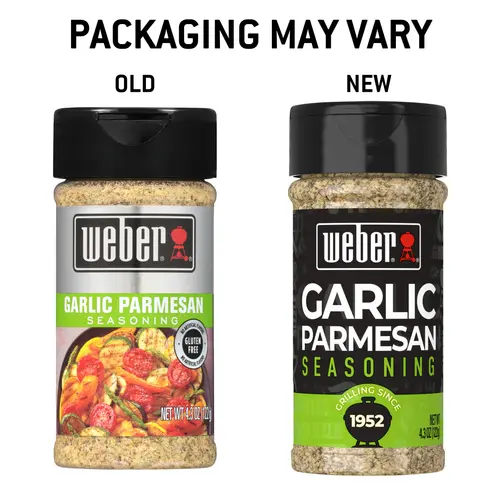 Weber Garlic Parmesan Seasoning, Gluten Free, 4.3 oz thumbnail 2