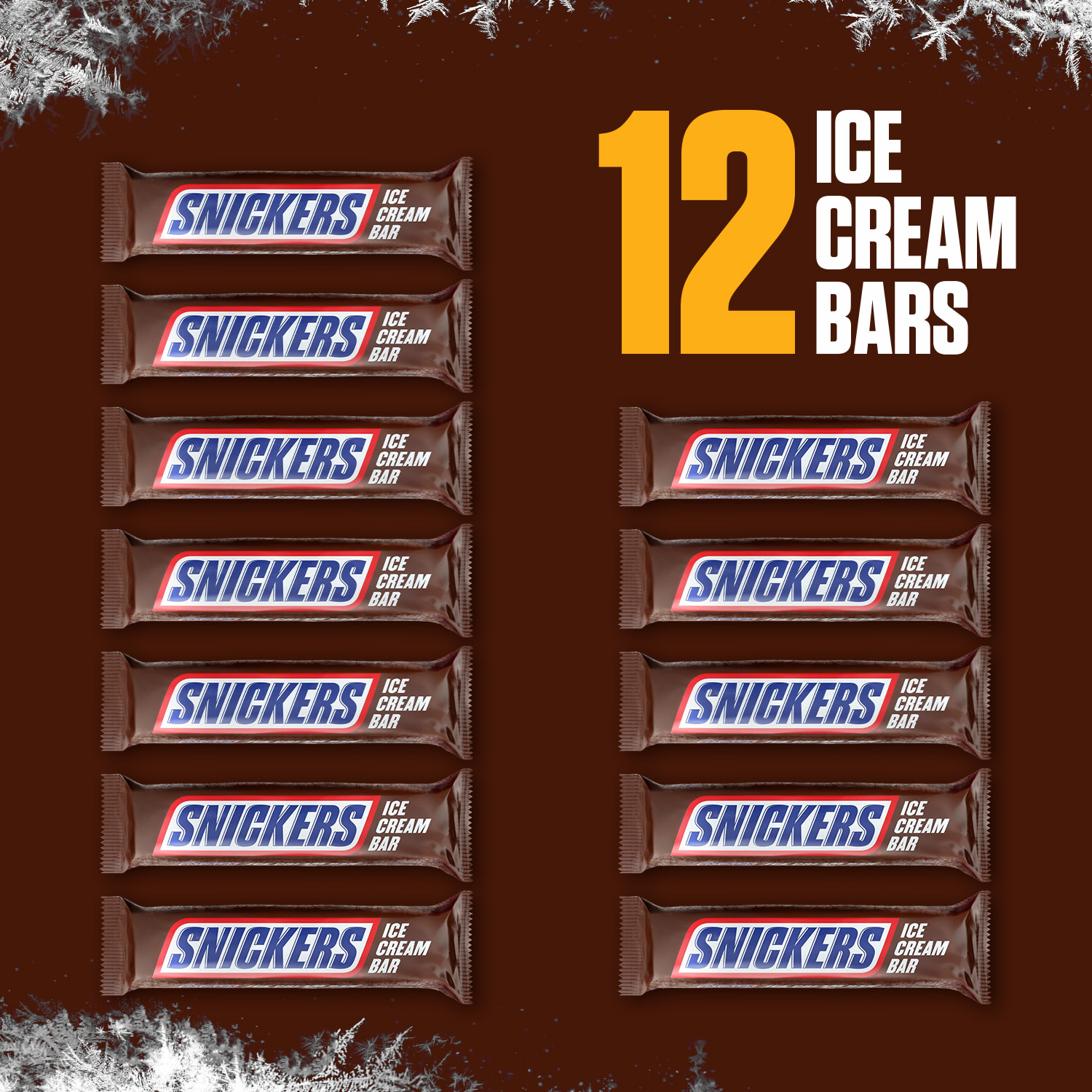 Snickers Creamy Peanut Butter Ice Cream Bars, 24 fl oz, 12 Pack thumbnail 4