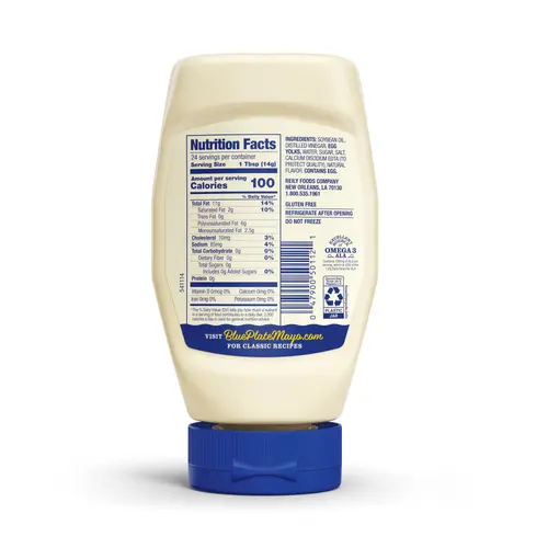 Blue Plate Mayonnaise 12 fl oz, Squeeze Bottle thumbnail 3