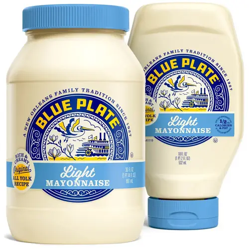 Blue Plate Light Mayonnaise, 18 fl oz Squeeze Bottle thumbnail 2