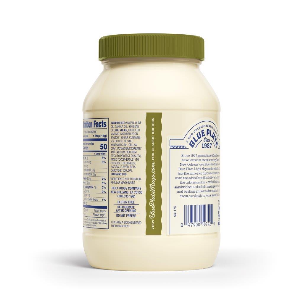 Blue Plate Light Mayonnaise With Olive Oil, 30 Fl. Oz. thumbnail 4