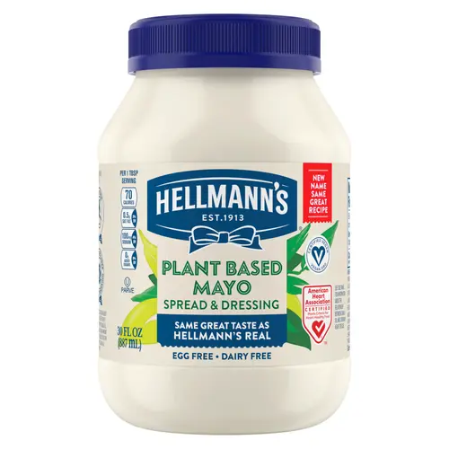 Hellmann's Plant Based Mayonnaise Spread & Dressing, 30 oz