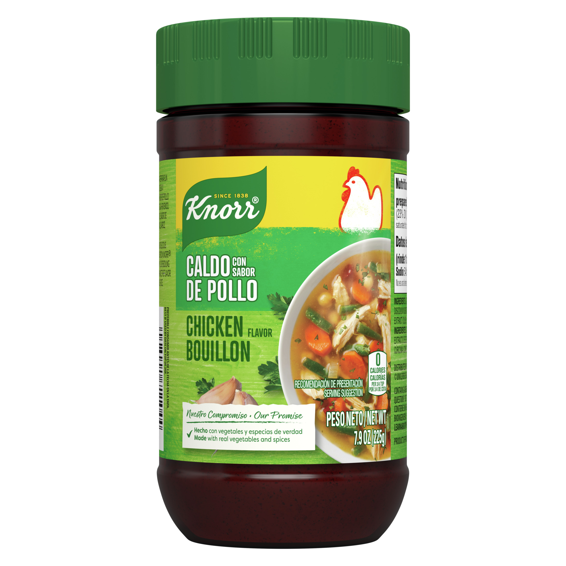 Knorr Granulated Bouillon Chicken Flavor Cholesterol-Free Powder, 7.9 oz Jar thumbnail 2