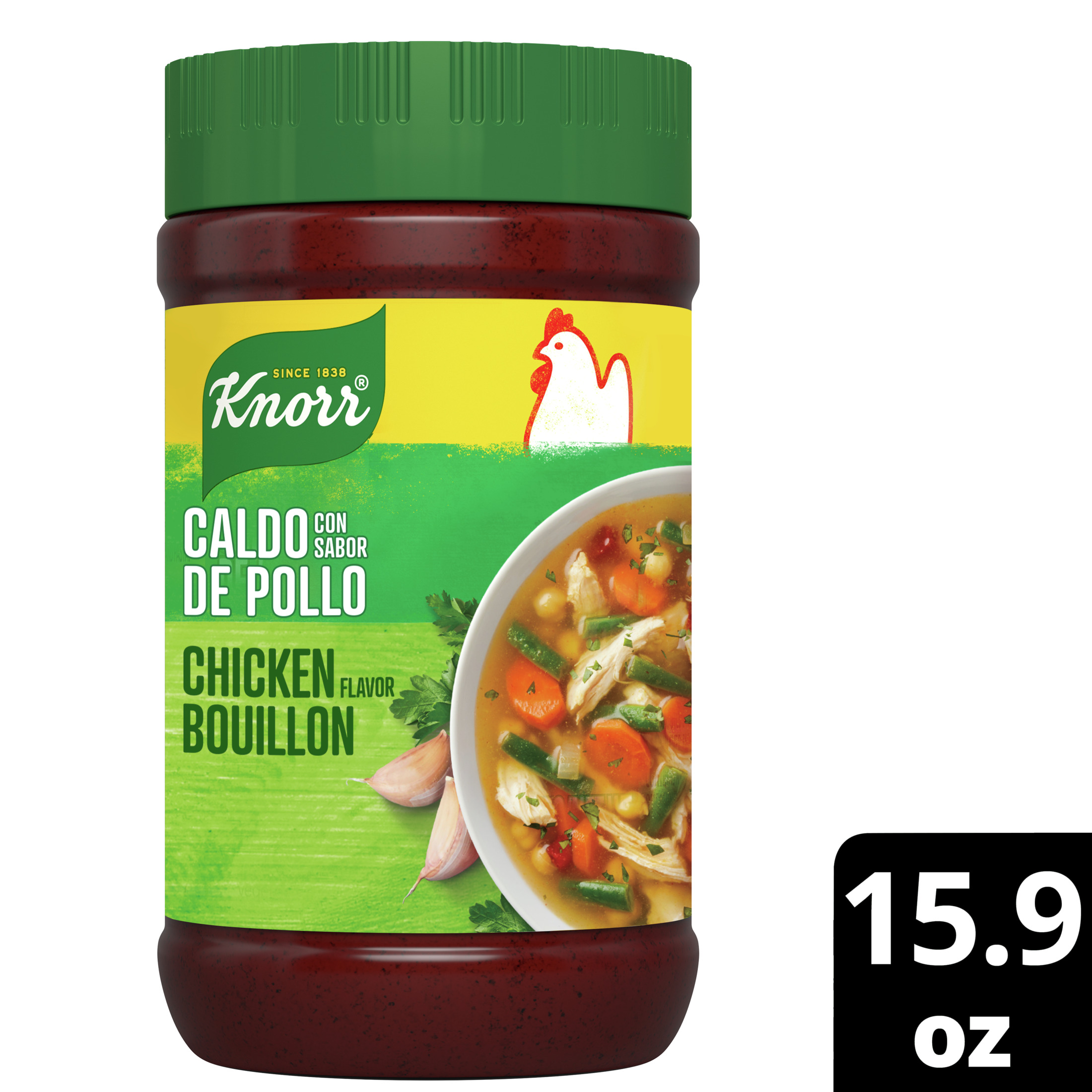 Knorr Granulated Chicken Flavor Bouillon Ground, 15.9 Oz Jar thumbnail 3