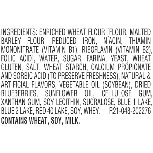 Thomas' Nooks & Crannies Blueberry English Muffins, 6 count, English Muffins, 13 oz Tray thumbnail 4