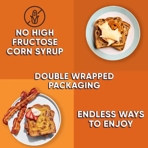 Thomas' Cinnamon Raisin Swirl Bread, 16 oz, Cinnamon Bread, Bag thumbnail 2