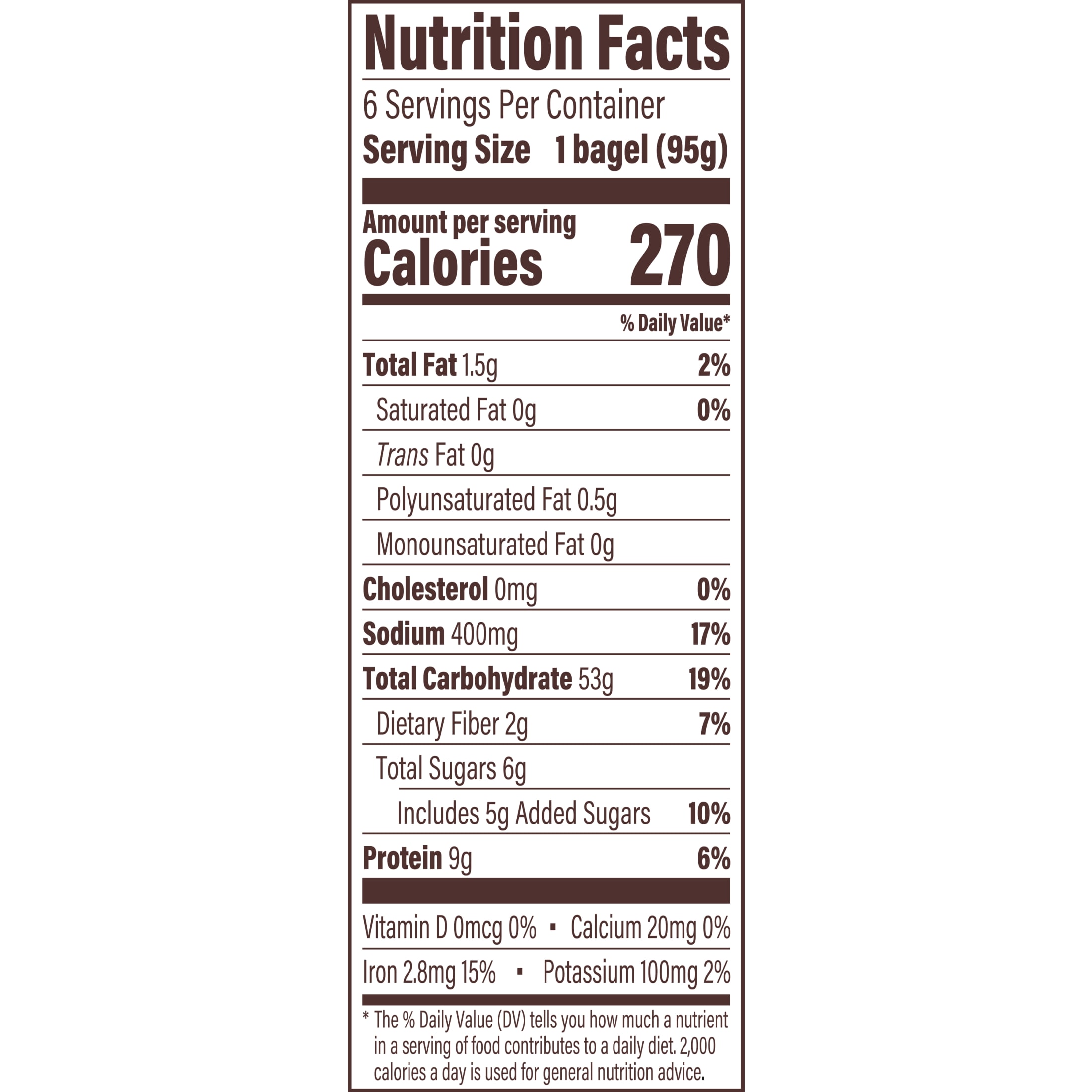 Thomas' Onion Bagels, 6 count, Pre-sliced Bagels, 20 oz Bag thumbnail 3