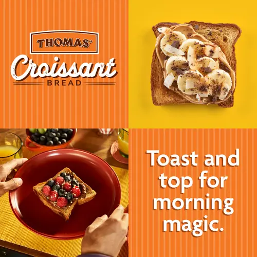 Thomas' Croissant Bread, 13.5 oz thumbnail 4