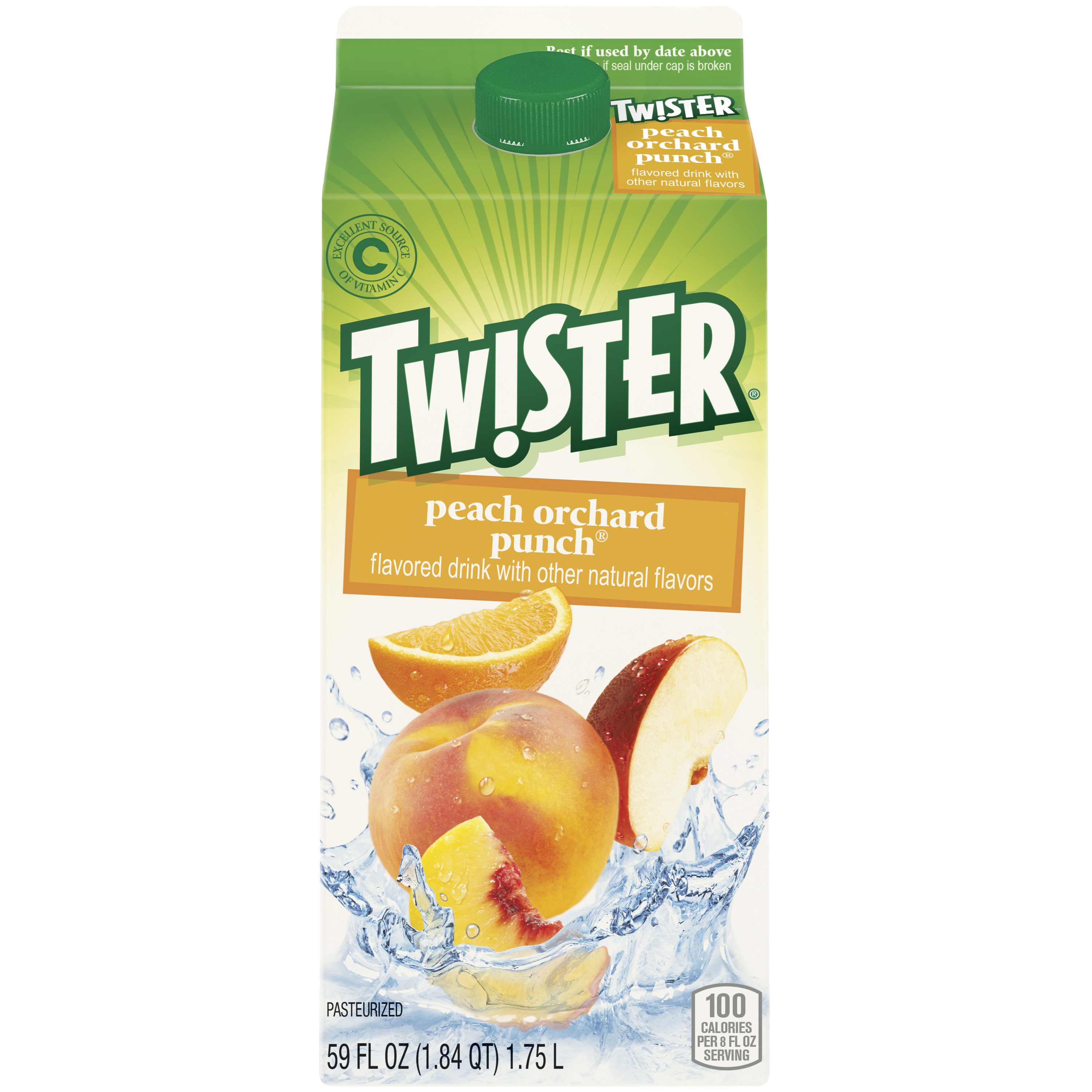 Twister Peach Orchard Punch Flavored Juice Drink, 59 fl oz