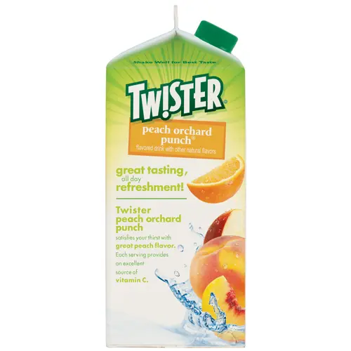 Twister Peach Orchard Punch Flavored Juice Drink, 59 fl oz thumbnail 3
