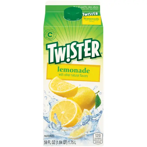 Tw!ster Flavored Drink, Lemonade, 59 Fl Oz Carton
