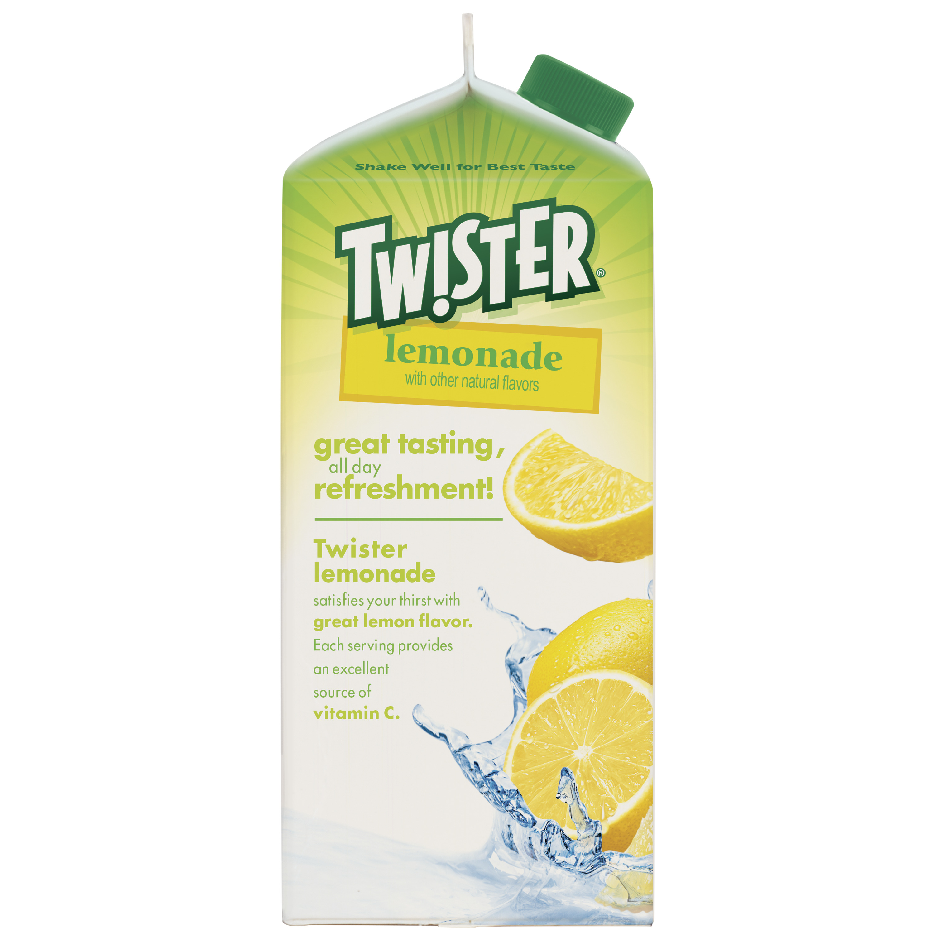 Tw!ster Flavored Drink, Lemonade, 59 Fl Oz Carton thumbnail 3