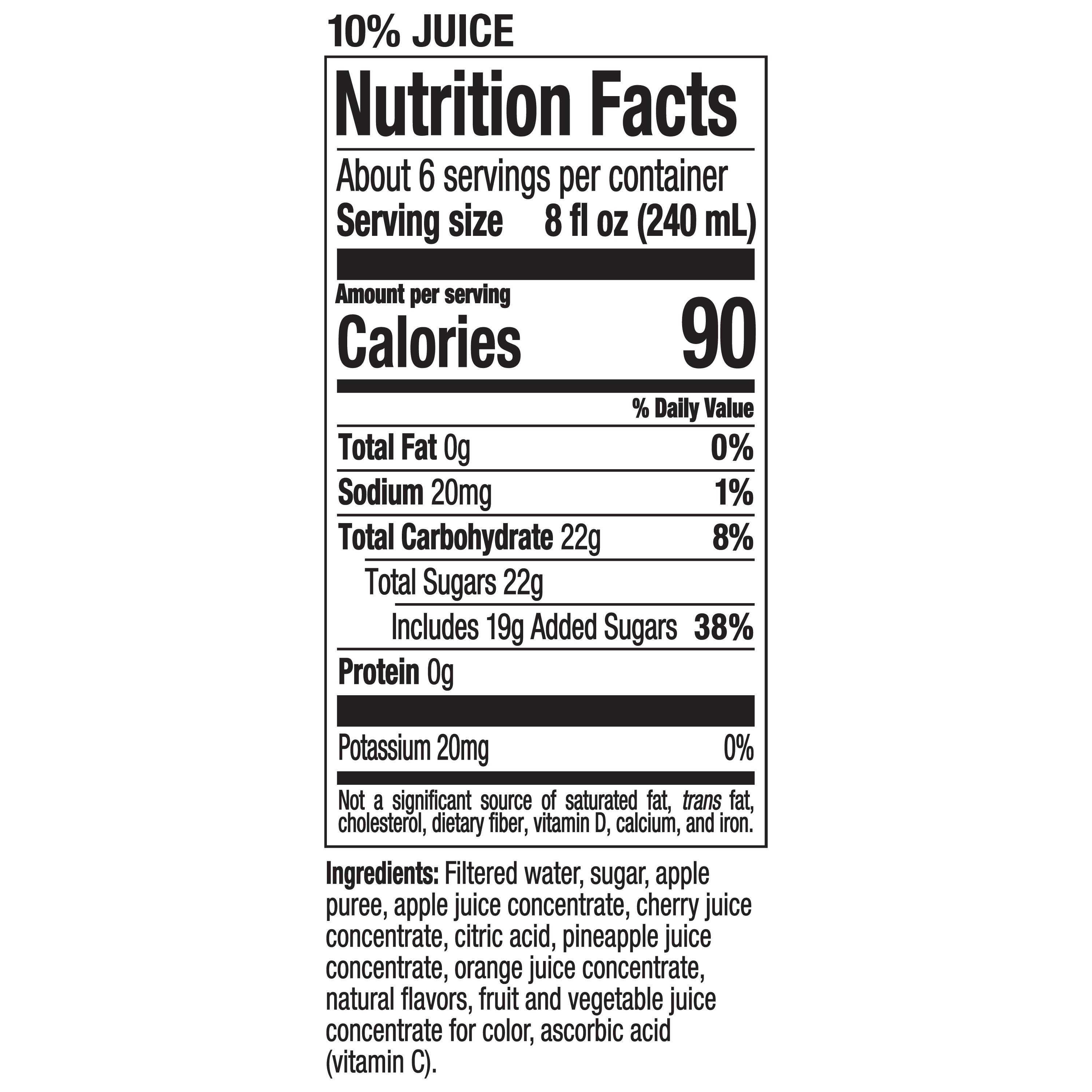 Tropicana Refreshers Real Fruit Blast, Fruit Punch Juice Drink, 46 fl oz thumbnail 3