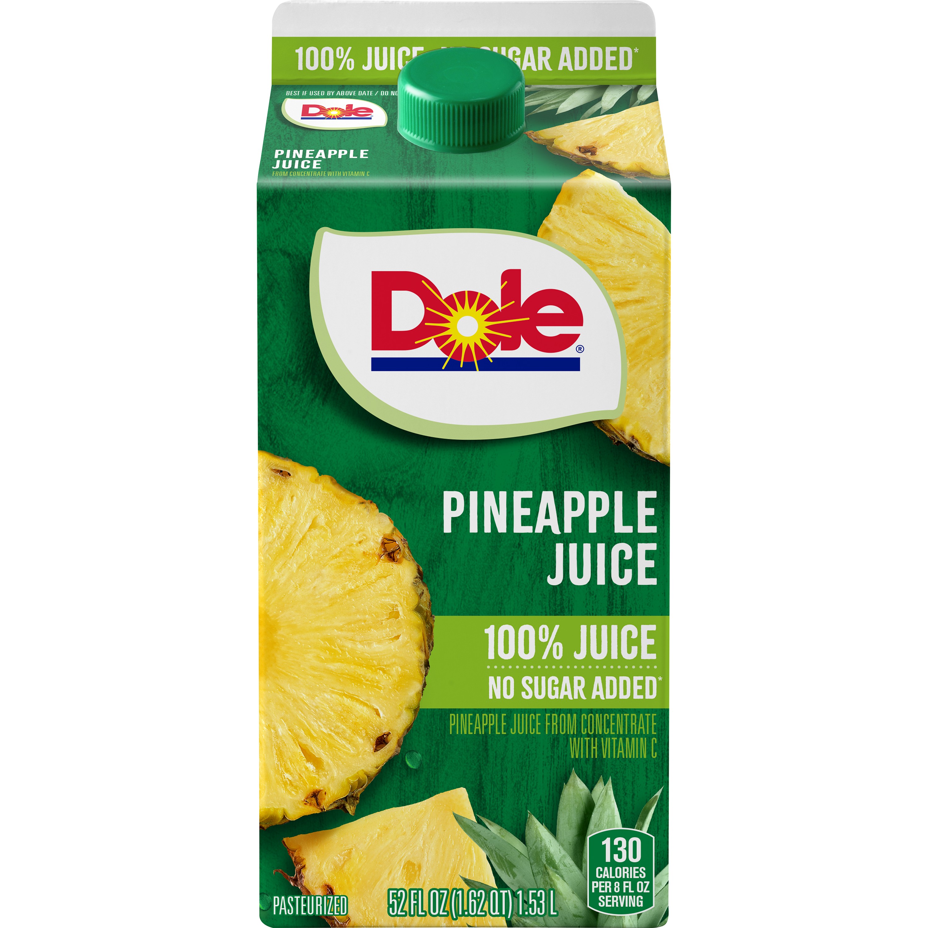 Dole 100% Chilled Pineapple Juice, 52 Oz