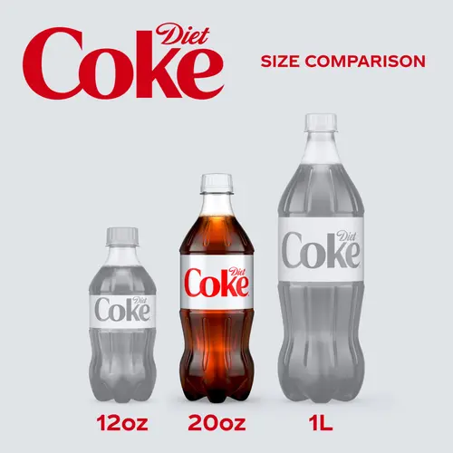 Diet Coke Diet Cola Soda Pop, 20 fl oz Bottle thumbnail 4