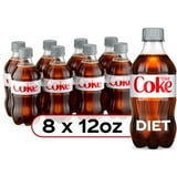 Diet Coke Diet Cola Soda Pop, 12 fl oz Bottles, 8 Pack