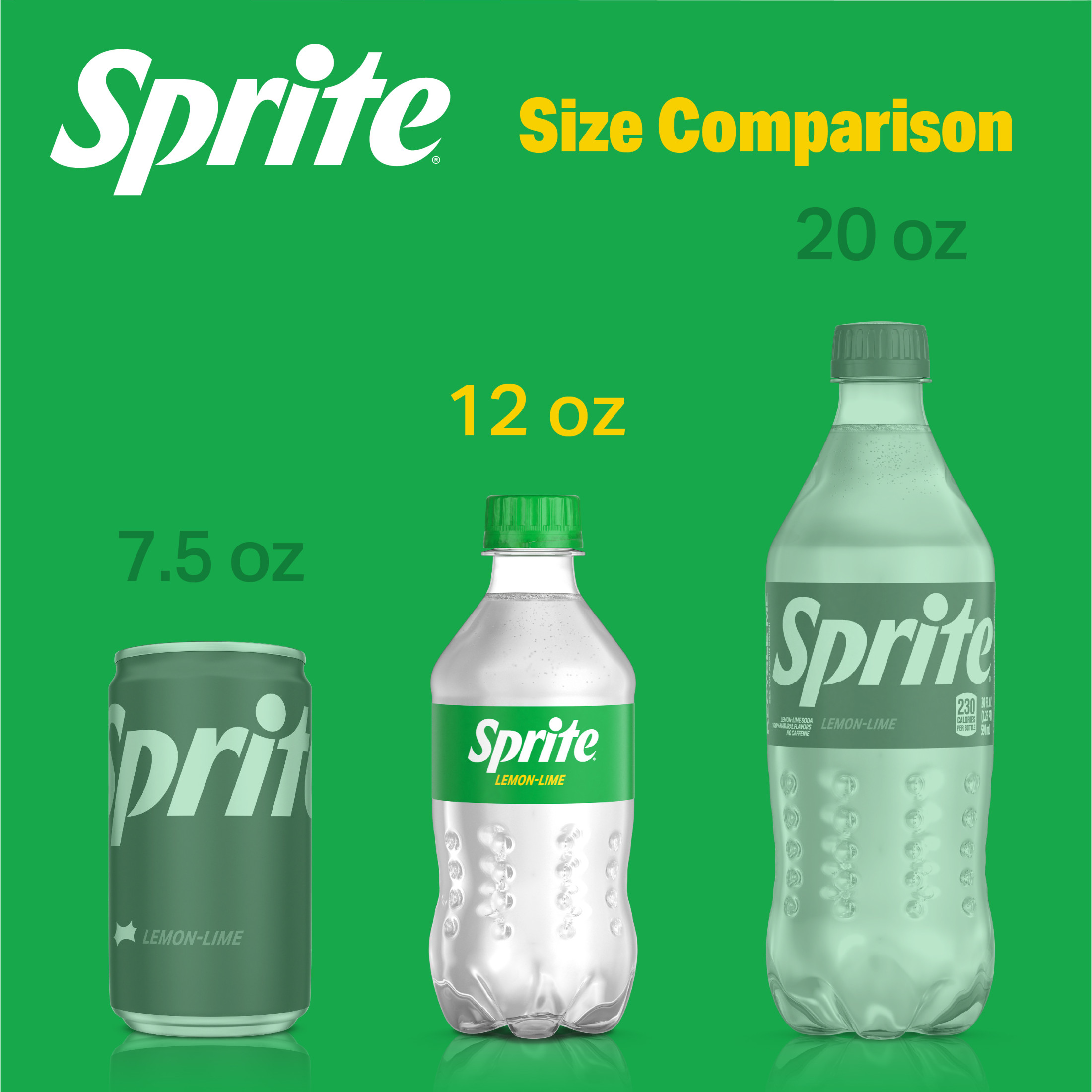 Sprite Lemon Lime Soda Pop, 12 fl oz, 8 Pack Bottles thumbnail 4