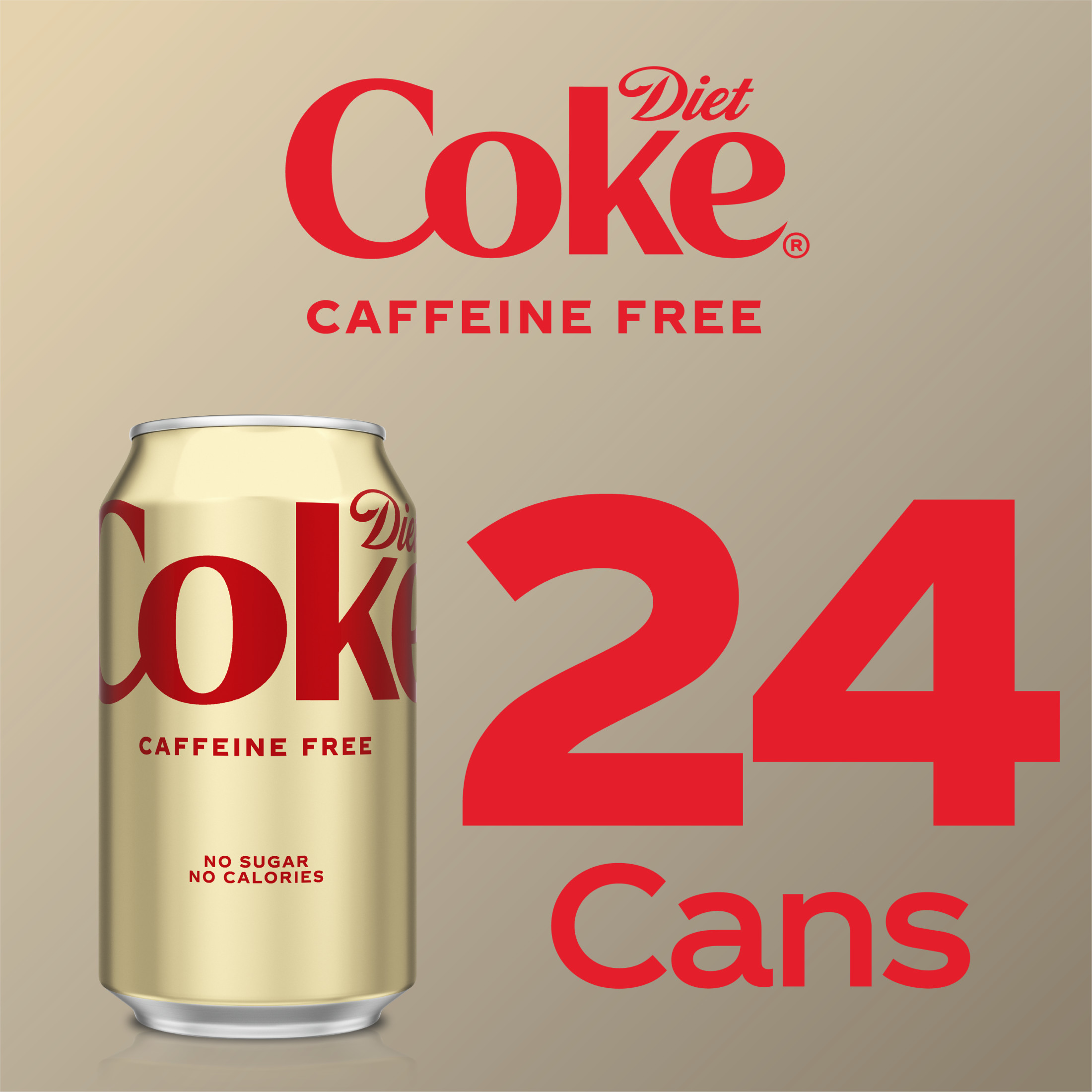 Diet Coke Caffeine Free Soda Pop, 12 fl oz, 24 Pack Cans thumbnail 4