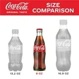Coca-Cola Classic Cola Soda Pop, 8 fl oz Glass Bottles, 6 Pack thumbnail 3
