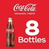 Coca-Cola Classic Cola Soda Pop, 8 fl oz Glass Bottles, 6 Pack thumbnail 4