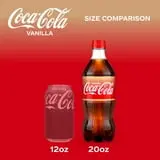 Coca-Cola Vanilla Soda Pop, 20 fl oz Bottle thumbnail 4