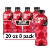 POWERADE Fruit Punch Bottled Electrolyte Sports Drink, 20 fl oz, 8 Count