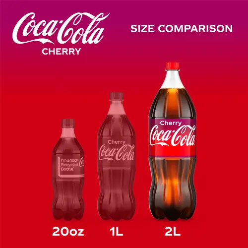 Coca-Cola Cherry Soda Pop, 2 Liter Bottle thumbnail 4