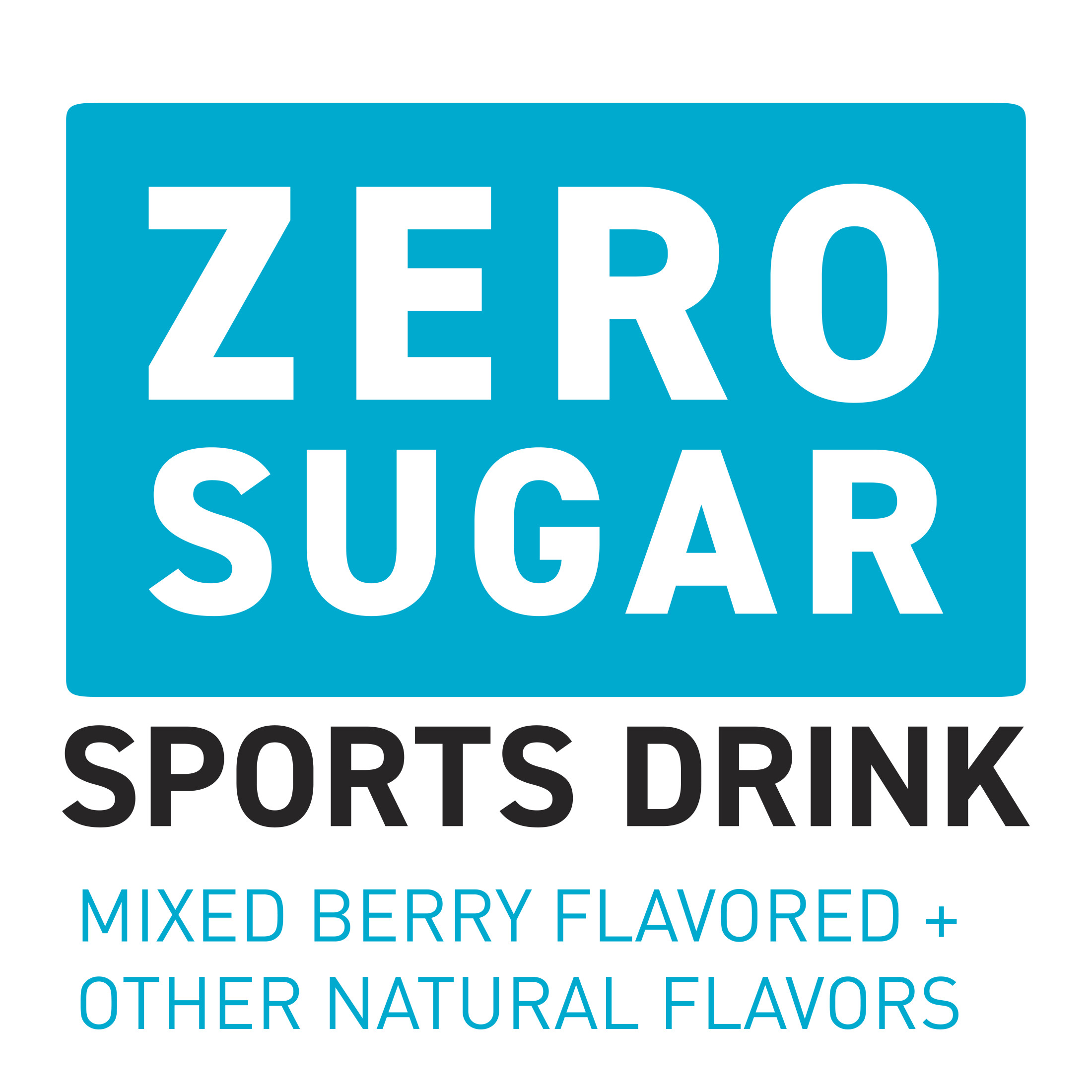 POWERADE Zero Sugar Mixed Berry Electrolyte Sports Drink, 20 fl oz, 8 Pack Bottles thumbnail 3
