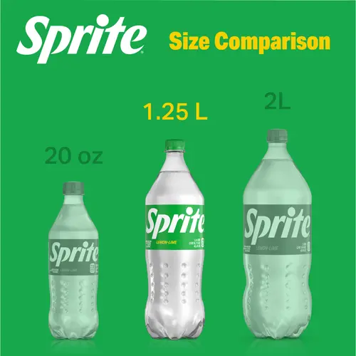 Sprite Lemon Lime Soda Pop, 1.25 Liter Bottle thumbnail 2