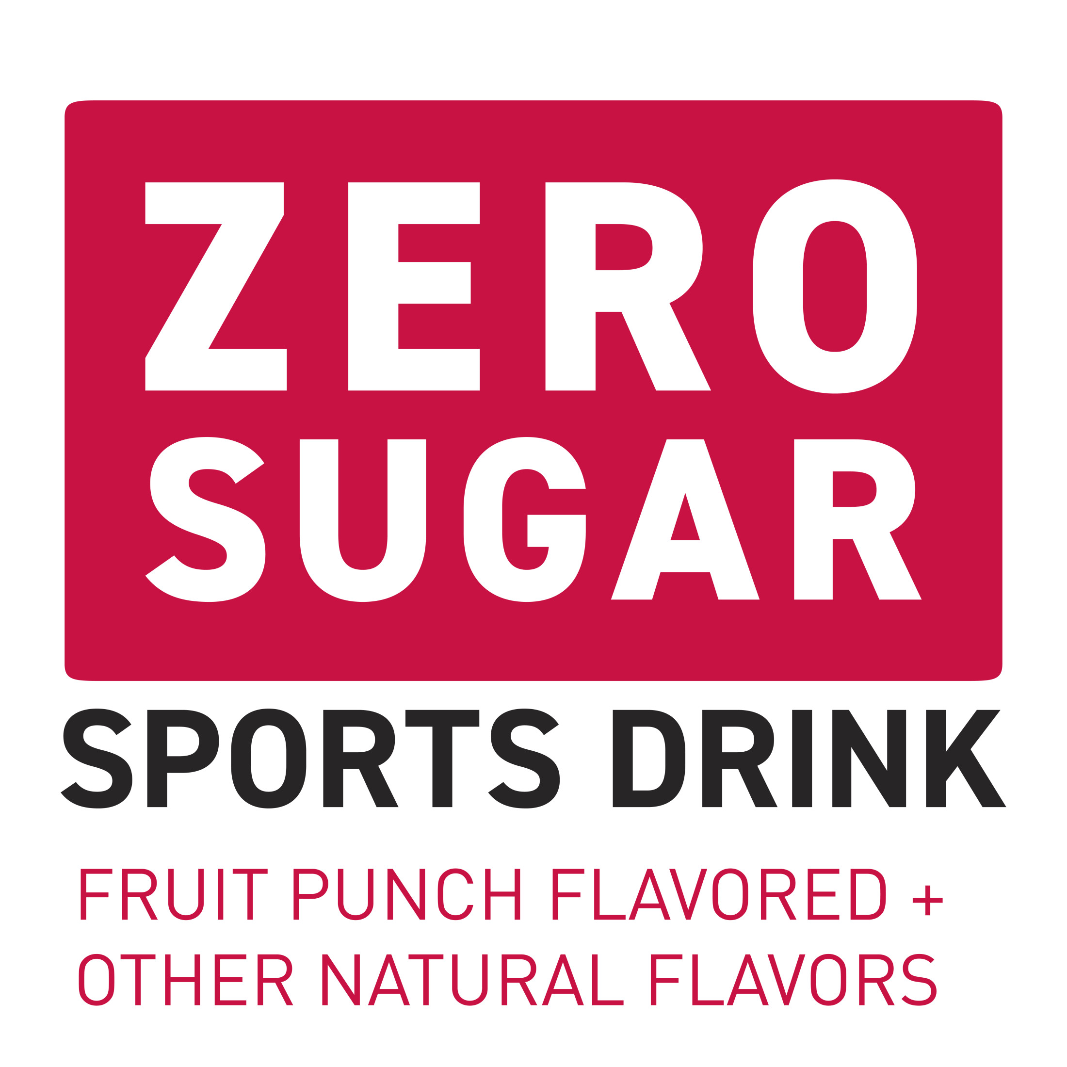POWERADE Zero Sugar Fruit Punch Electrolyte Sports Drink, 20 fl oz, 8 Pack Bottles thumbnail 3