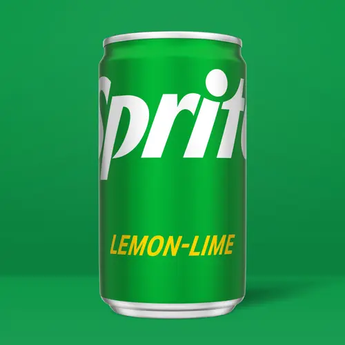 Sprite Lemon Lime Mini Soda Pop Soft Drink, 7.5 fl oz, 10 Pack Cans thumbnail 2