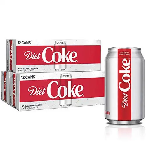 Diet Coke Soda Soft Drink, 12 Fl Oz, 36 Pack