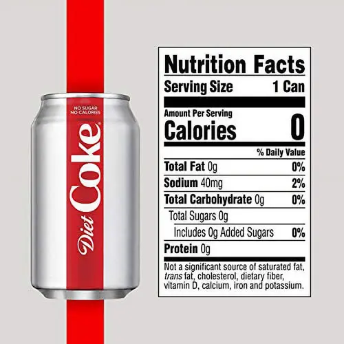 Diet Coke Soda Soft Drink, 12 Fl Oz, 36 Pack thumbnail 4