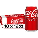 Coca-Cola Classic Soda Pop, 12 fl oz Cans, 18 Pack