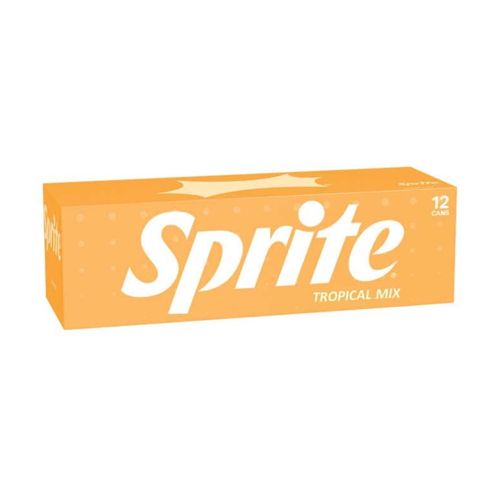 Sprite Tropical Mix Fridge Pack Cans, 12 fl oz, 12 Pack