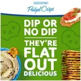 Snack Factory Garlic Parmesan Pretzel Crisps, 14 oz Party Size Bag thumbnail 4
