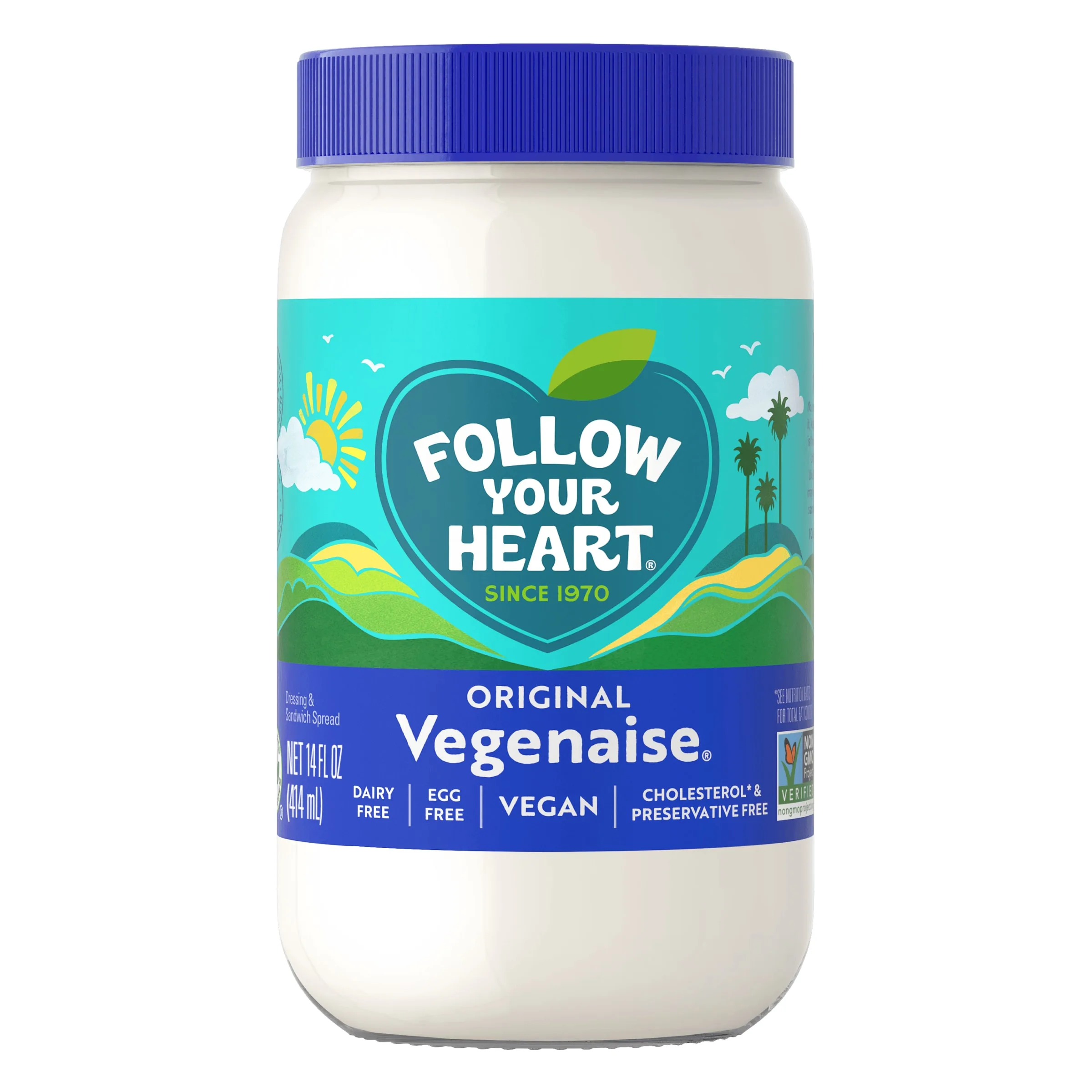Follow Your Heart Dairy Free Egg Free Original Vegenaise Spread, 14 oz