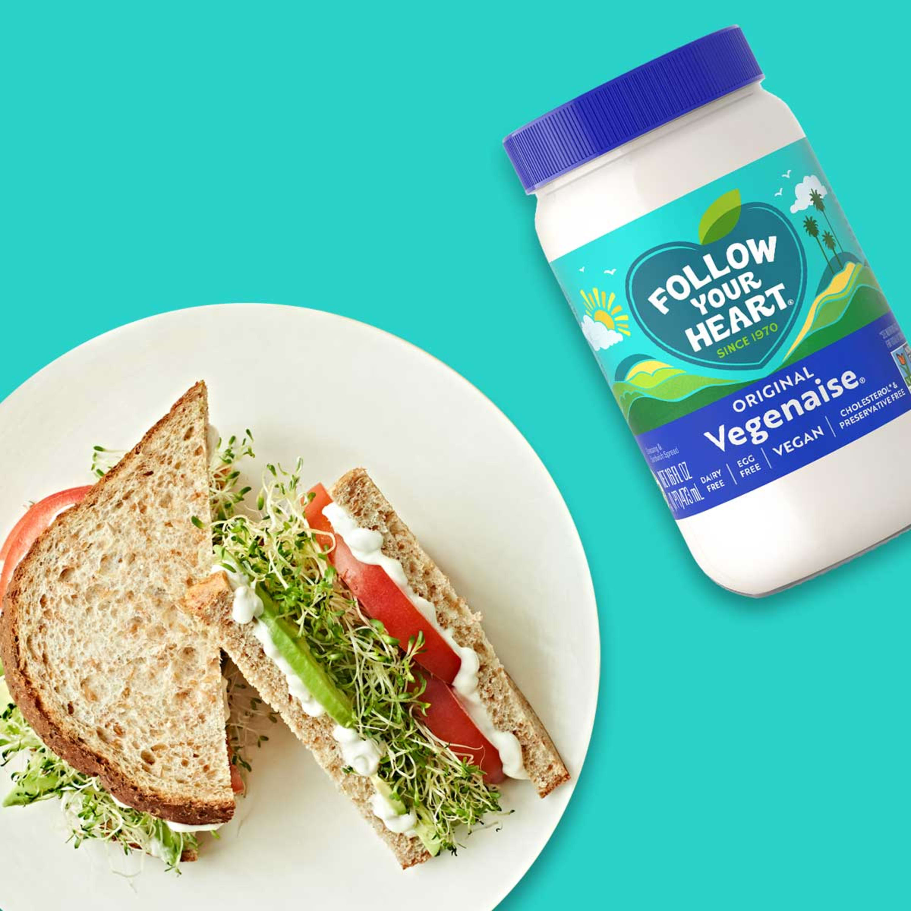 Follow Your Heart Dairy Free Egg Free Original Vegenaise Spread, 14 oz thumbnail 3
