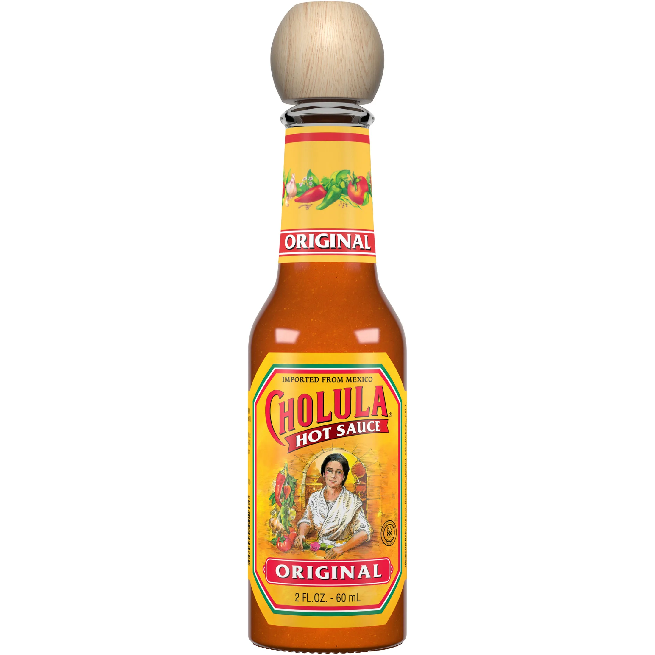 Cholula Kosher Original Hot Sauce, 2 fl oz Bottle