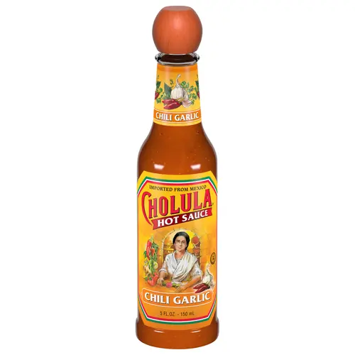 Cholula Non-GMO Kosher Chili Garlic Hot Sauce, 5 fl oz Bottle