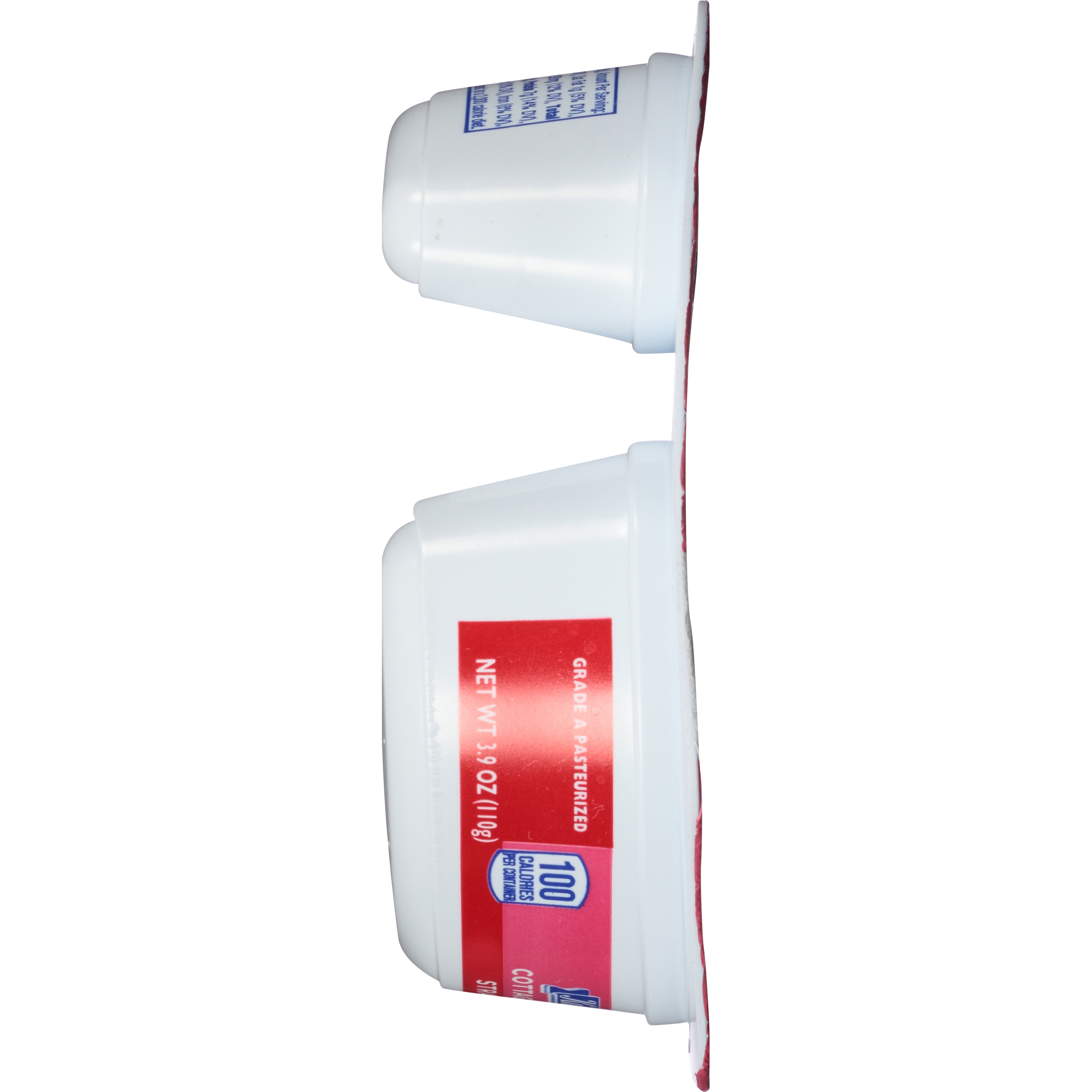 Knudsen Cottage Doubles Cottage Cheese & Strawberry Topping 3.9 oz. Tub thumbnail 2