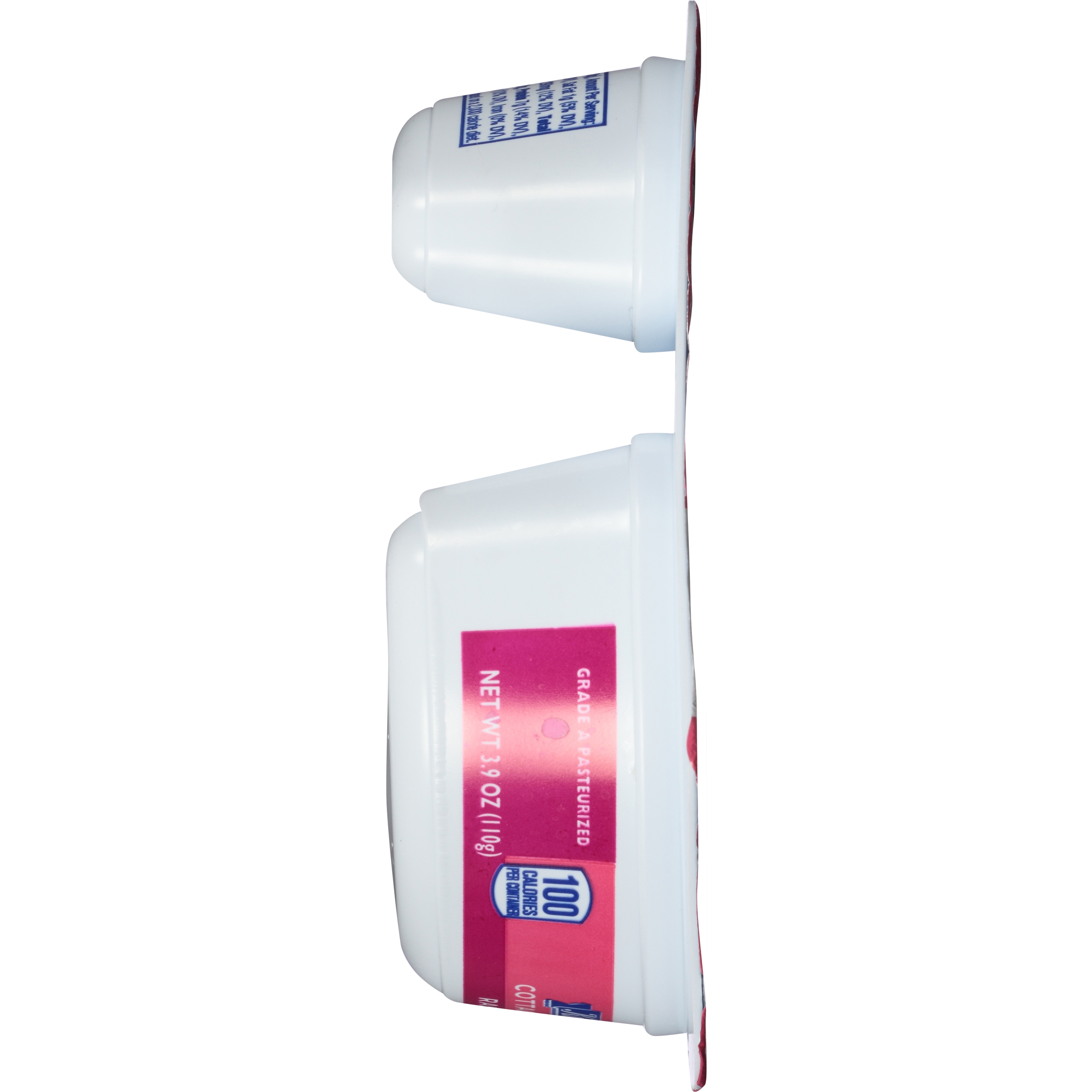 Knudsen Cottage Doubles Cottage Cheese & Raspberry Topping 3.9 oz. Tub thumbnail 2