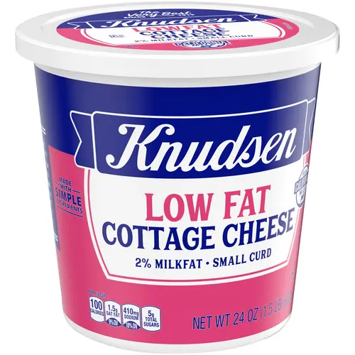 Knudsen Lowfat Small Curd Cottage Cheese with 2% Milkfat, 24 oz Tub thumbnail 3