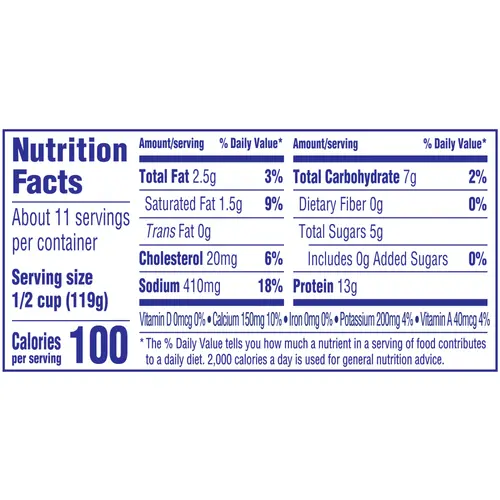 Knudsen Lowfat Small Curd Cottage Cheese with 2% Milkfat, 48 oz Tub thumbnail 4