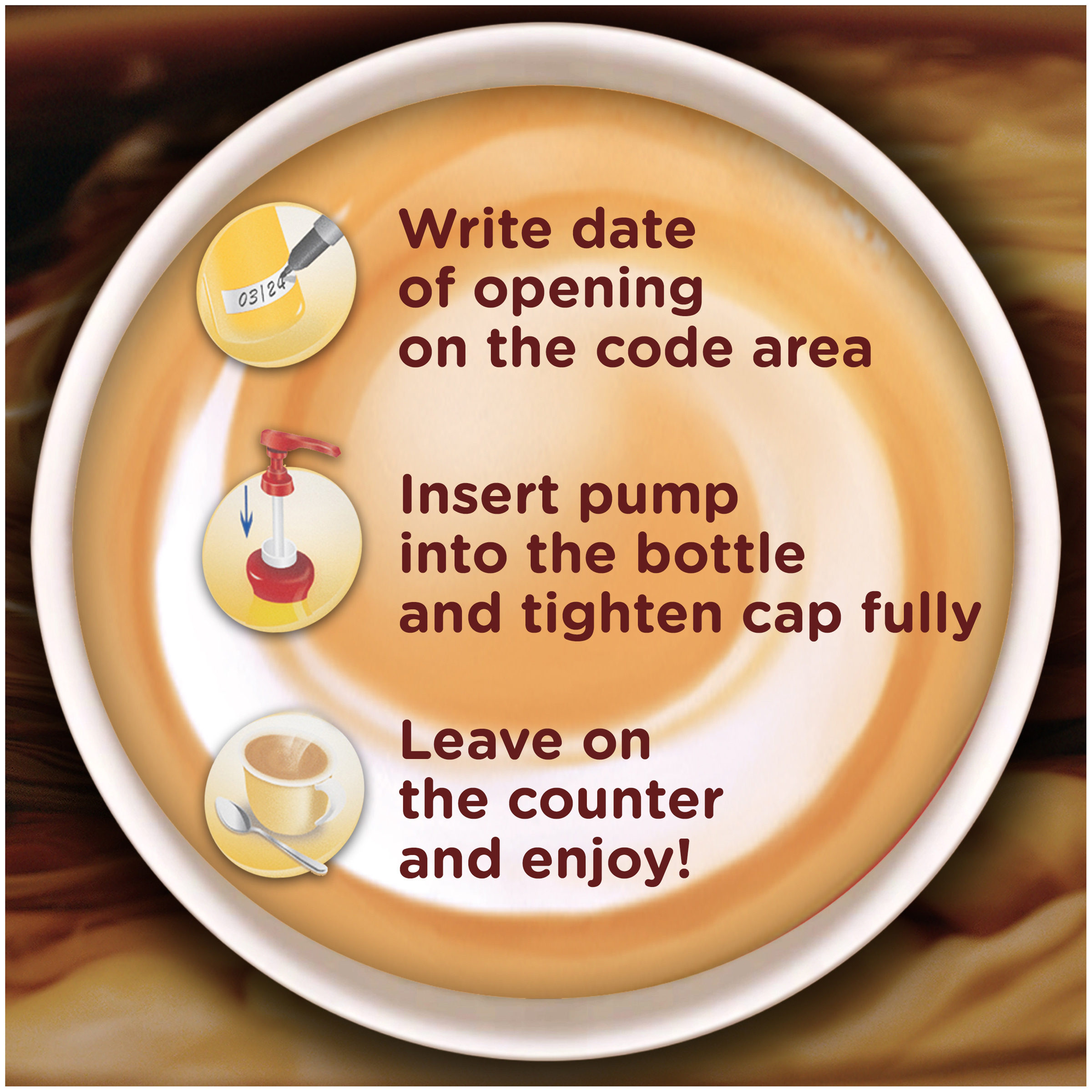 Coffee Mate Sweetened Original Liquid Coffee Creamer, Bulk Coffee Creamer Pump Bottle, 50.7 Oz thumbnail 4