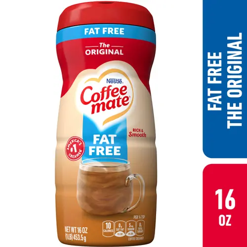 Coffee mate Original Fat Free Powder Coffee Creamer, 16 oz