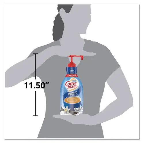 1.5 Liter Pump Bottle Liquid Coffee Creamer - French Vanilla (2/Carton) thumbnail 3