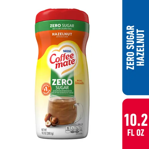 Coffee mate Hazelnut Sugar-Free Powder Coffee Creamer, 10.2 oz