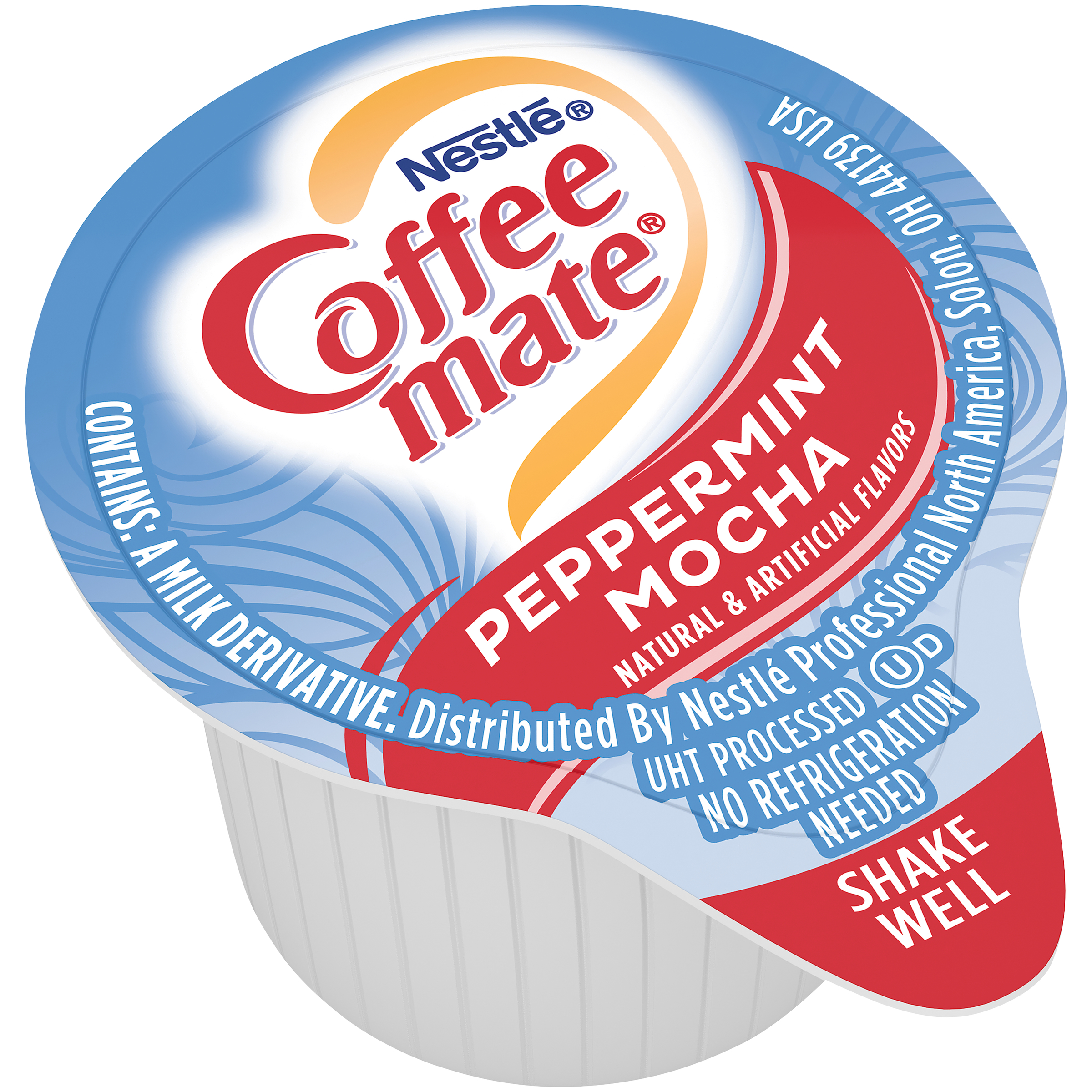Coffee mate Peppermint Mocha Non-Dairy Creamer, 0.375 fl oz, 50 Count Tubs thumbnail 3